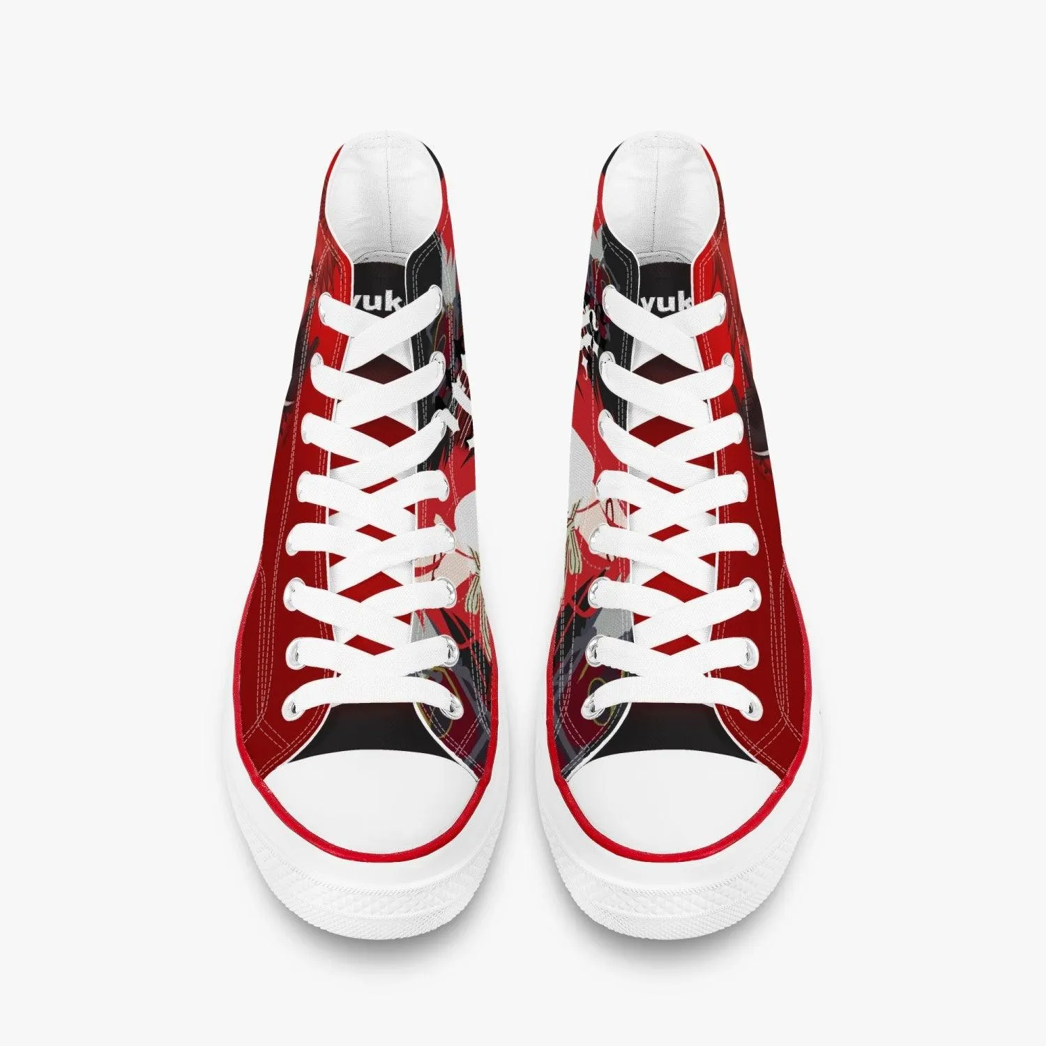 Black Butler Grell Sutcliff A-Star High White Anime Shoes