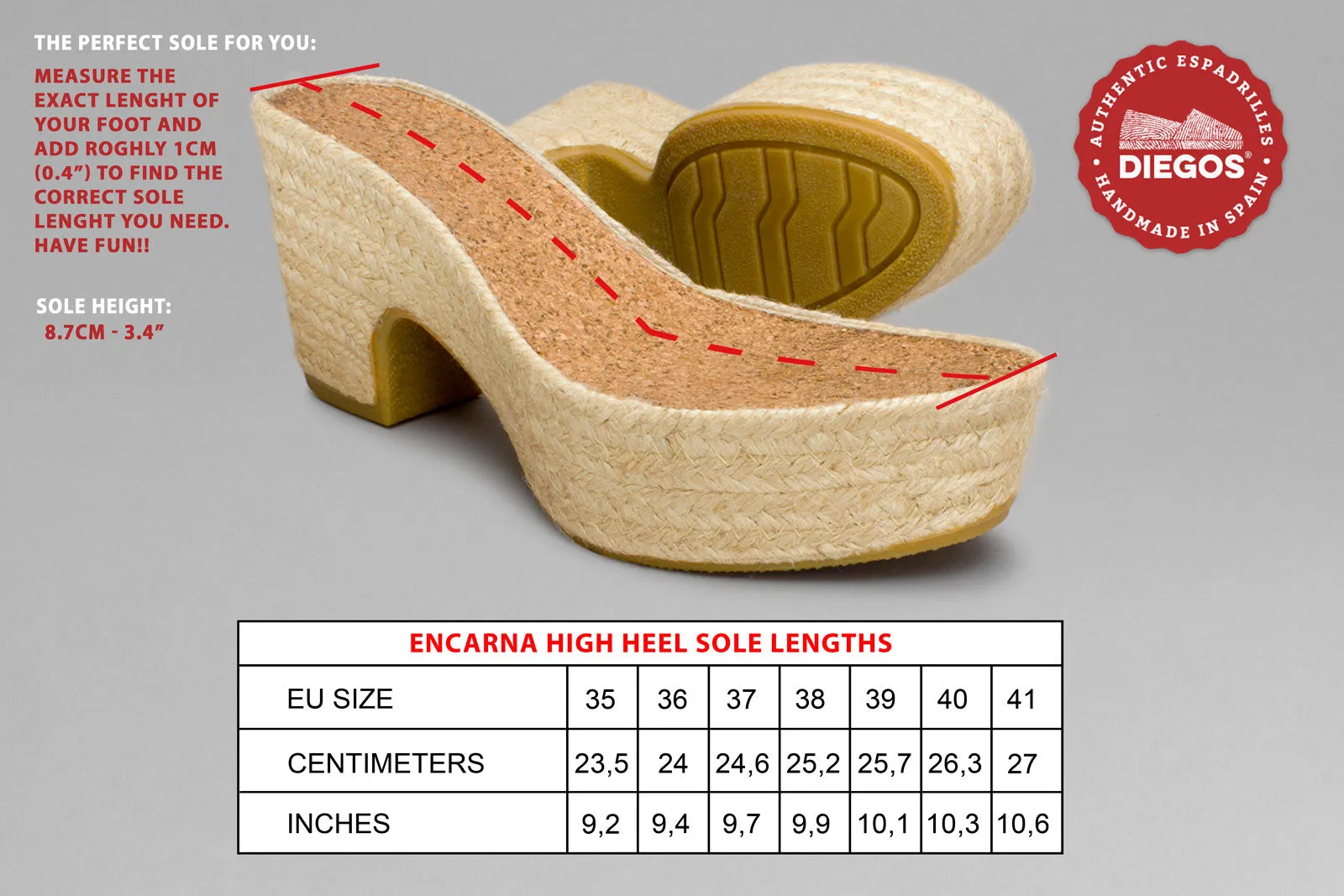 Encarna high heel sole