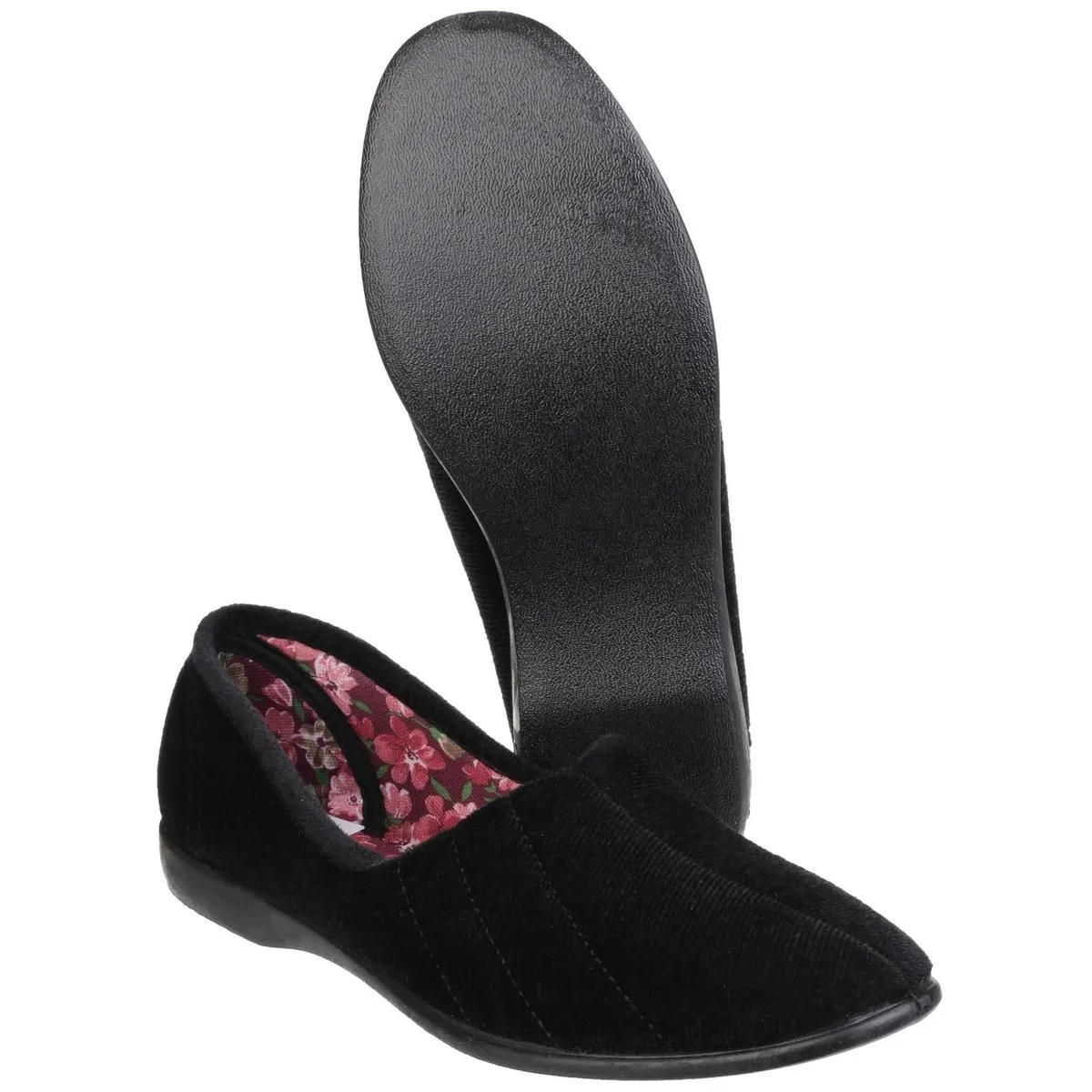 GBS Audrey Ladies Slipper Black