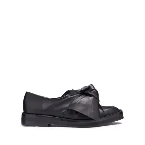 Miista Priyanka Brogue Flat in Black
