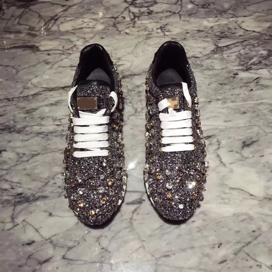 New Luxury Rhinestones Sneakers