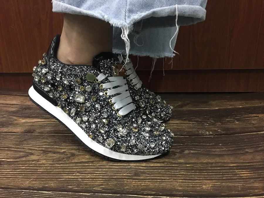 New Luxury Rhinestones Sneakers