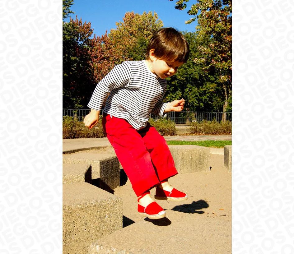 red espadrilles