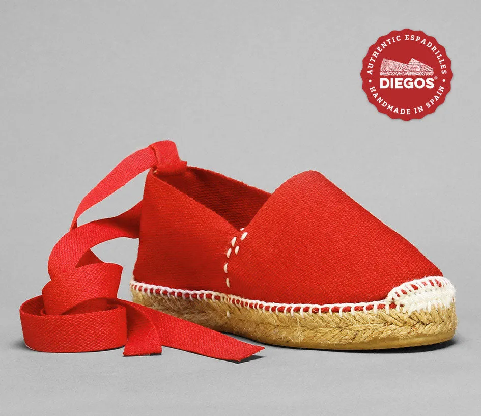 red espadrilles