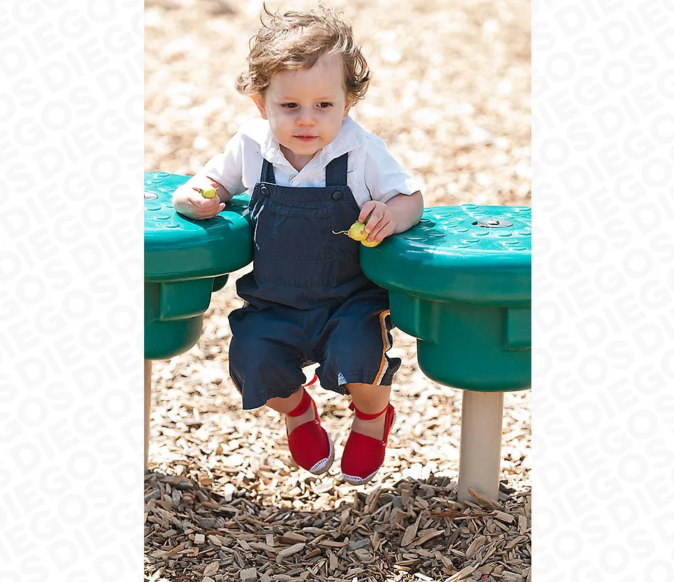 red espadrilles