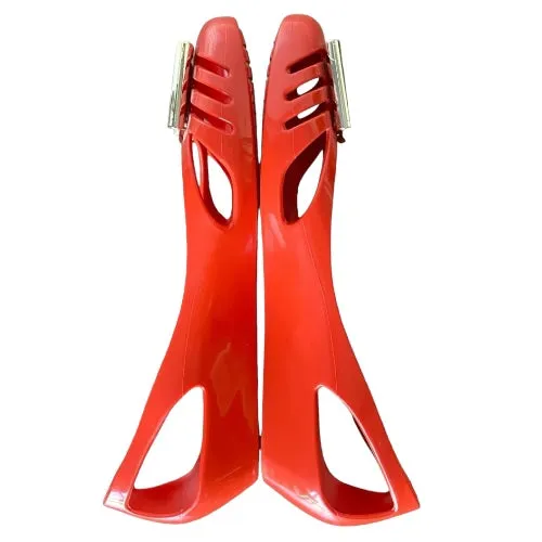 SALVATORE FERRAGAMO Bermuda Red Jelly Flat Ballet Shoes, Size 5