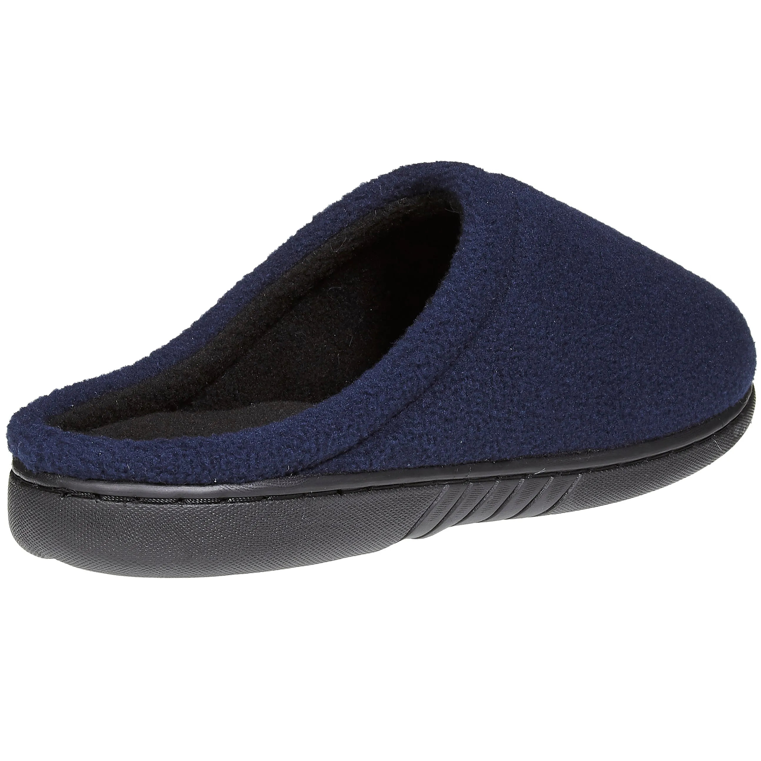 Skysole Kids Boys Fleece Clog Slippers with Rugged Outsoles