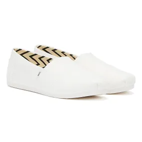 TOMS Alpargata Cotton Canvas Mens White Espadrilles