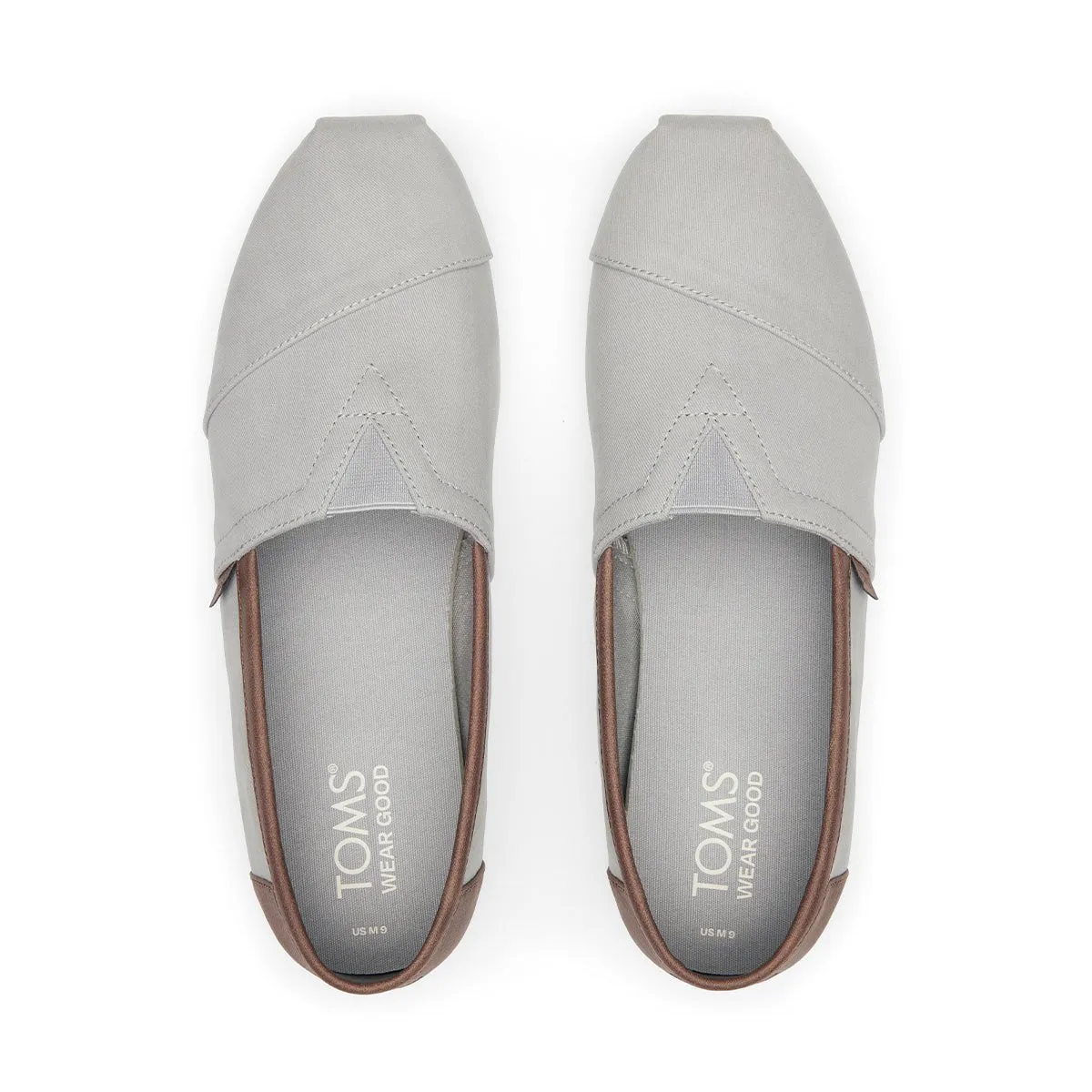 TOMS Alpargata Men - Drizzle Grey Synthetic Trim