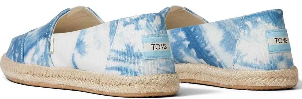 Toms Eco Dye Alpargata Rope Plant Dyed Indigo Womens Shoes