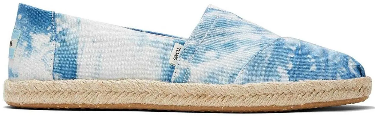 Toms Eco Dye Alpargata Rope Plant Dyed Indigo Womens Shoes
