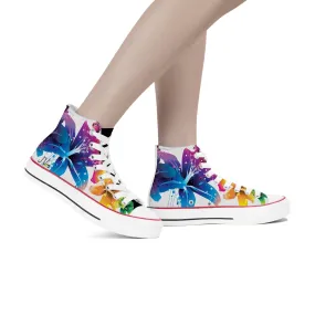 Womens Classic High Top Canvas Shoes